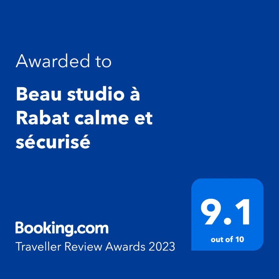 Beau Studio A Rabat Calme Et Securise Daire Dış mekan fotoğraf